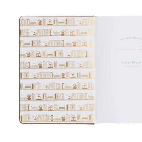 A5 Blank: Bookshelf