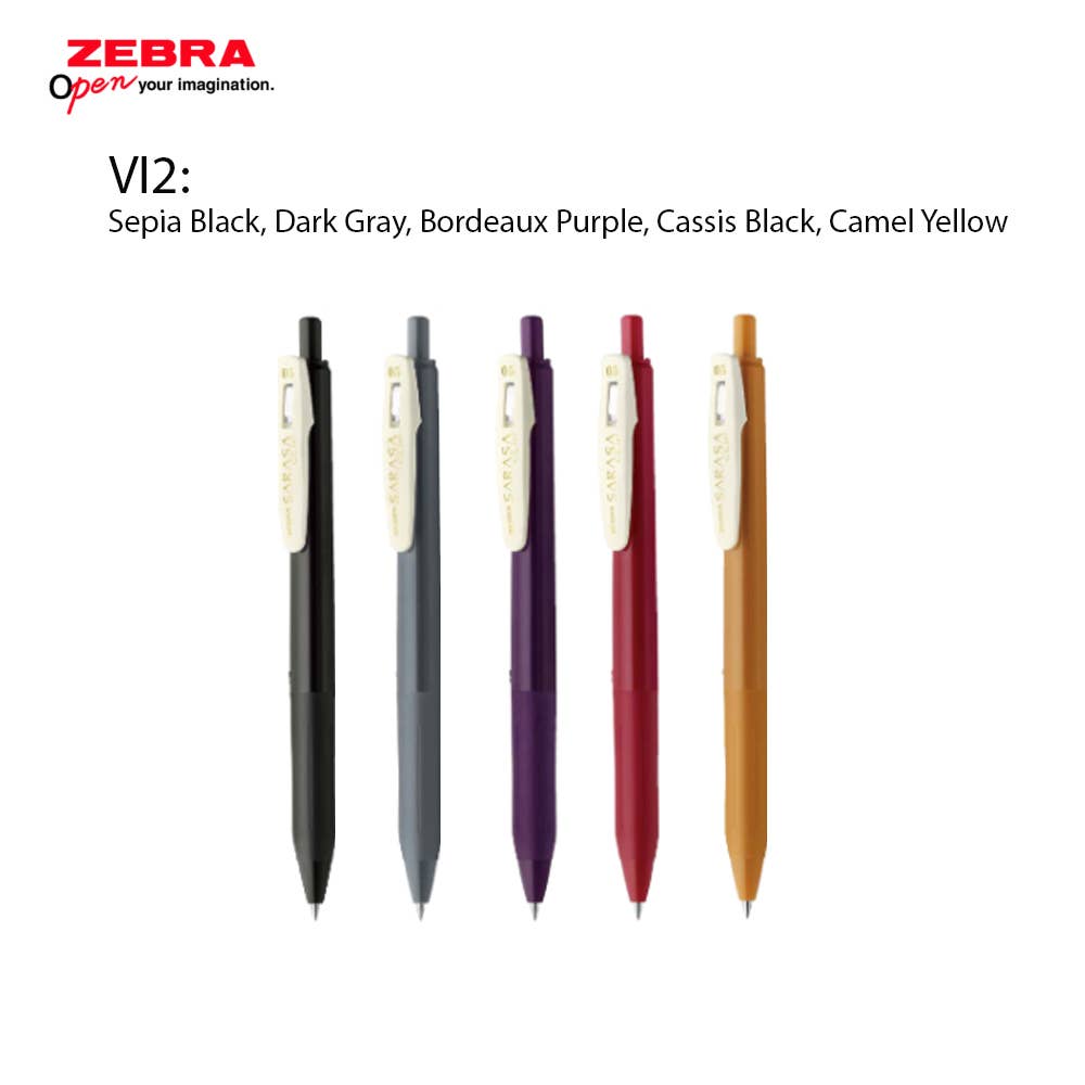 Zebra Gel Pen Sarasa Vintage Color