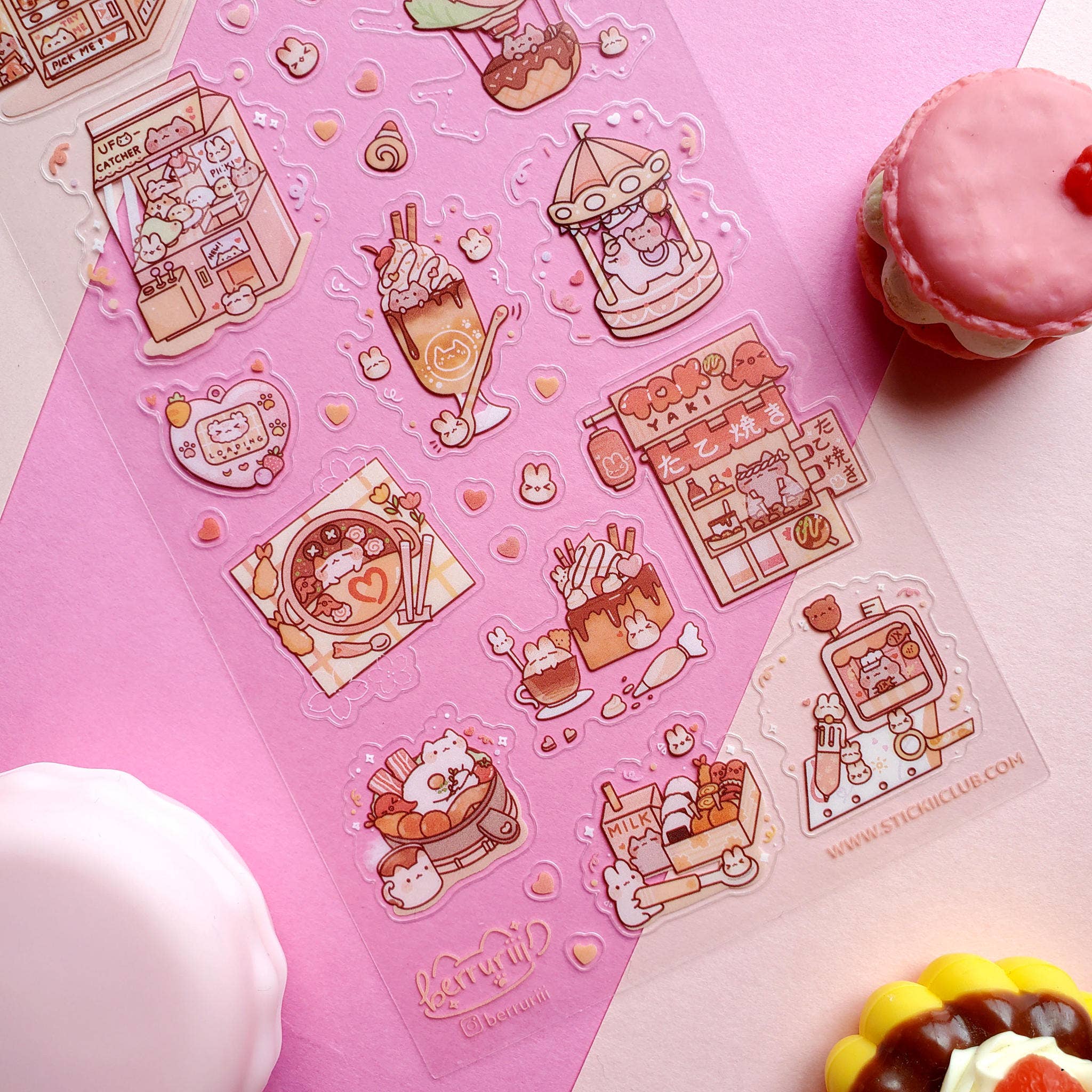 Summer Food Market Sticker Sheet