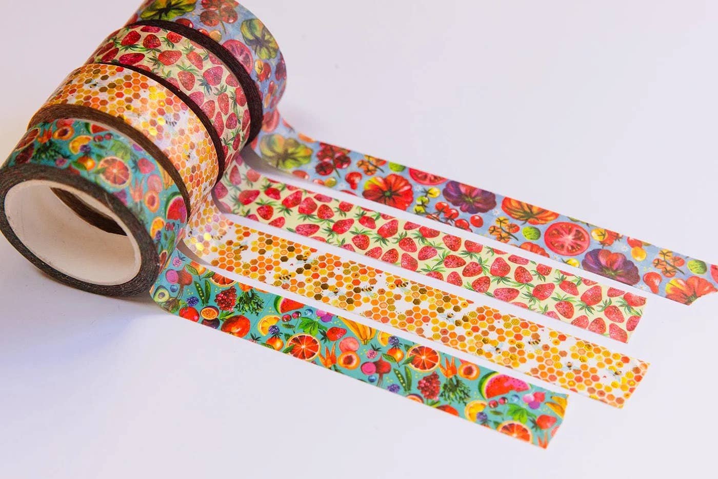 Farmer's Market - 4-Pack Washi Tape Roll Set