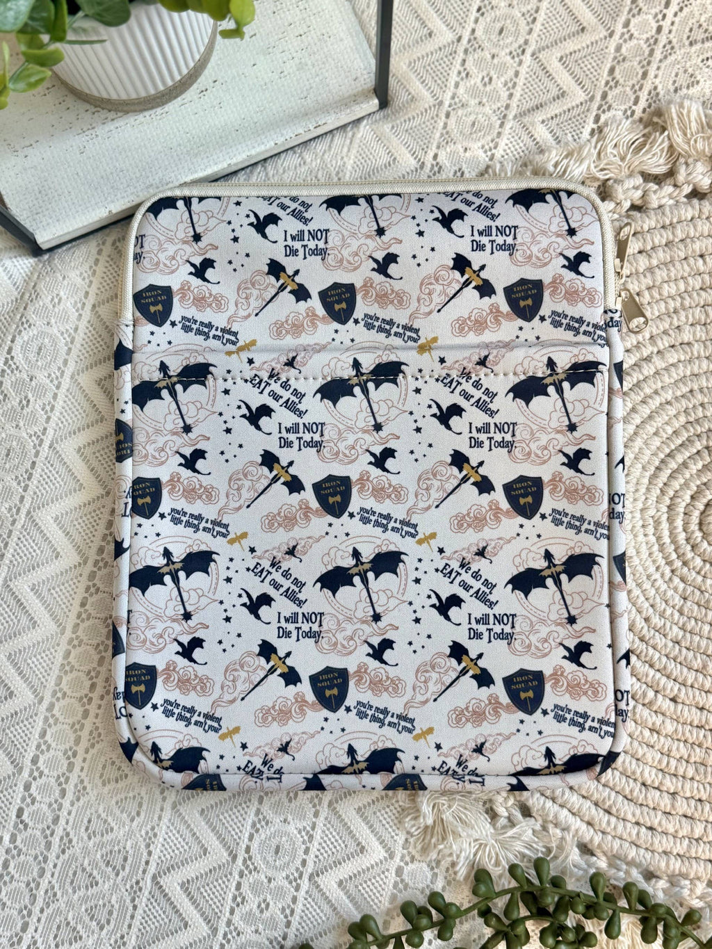 8x10 Dragon Book Sleeve | Book Sleeve | Kindle Storage