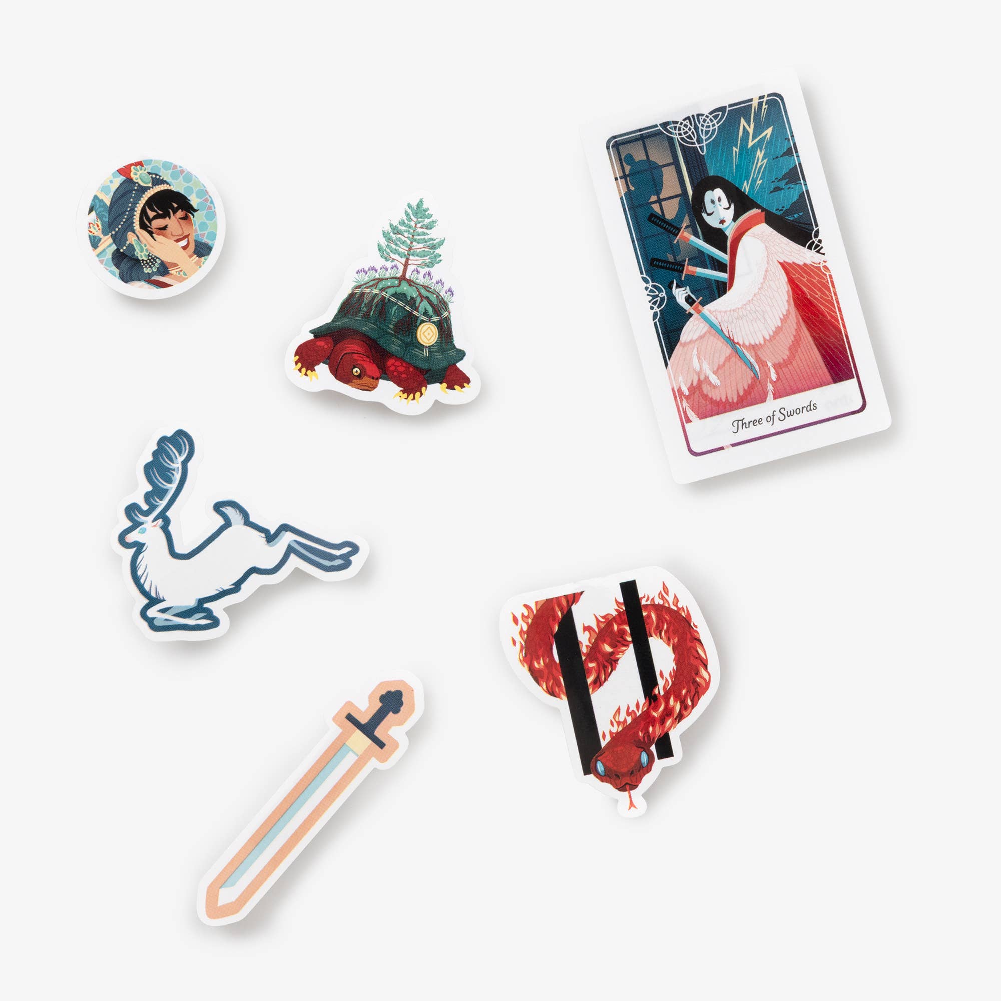 Tarot of The Divine Stickerology