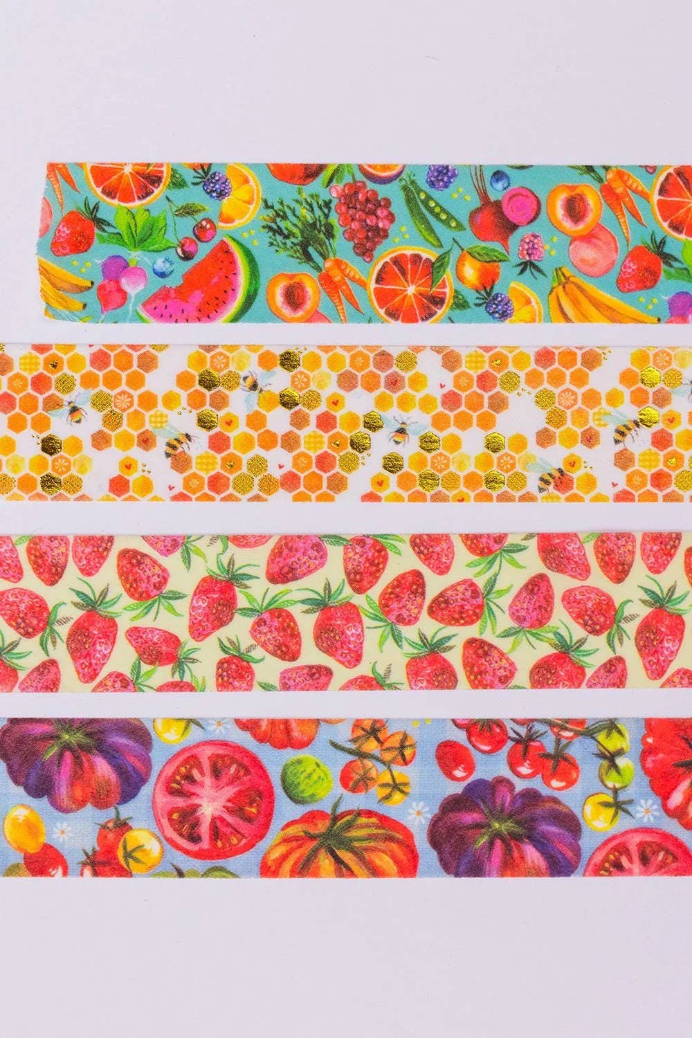 Farmer's Market - 4-Pack Washi Tape Roll Set