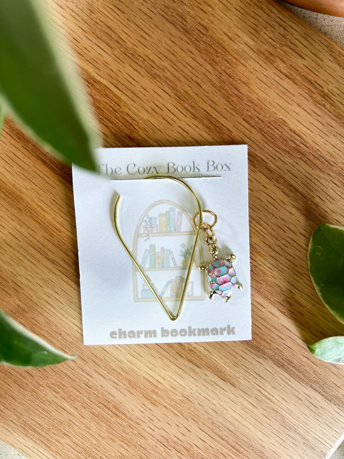 Turtle Charm Bookmark