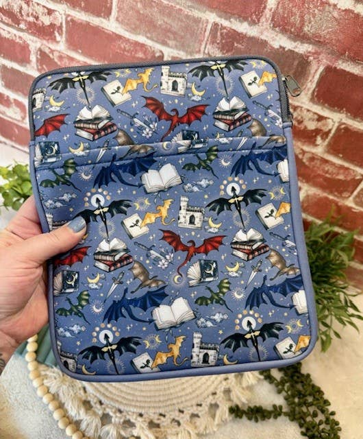 8x10 Dragon Book Sleeve | Book Sleeve | Kindle Storage