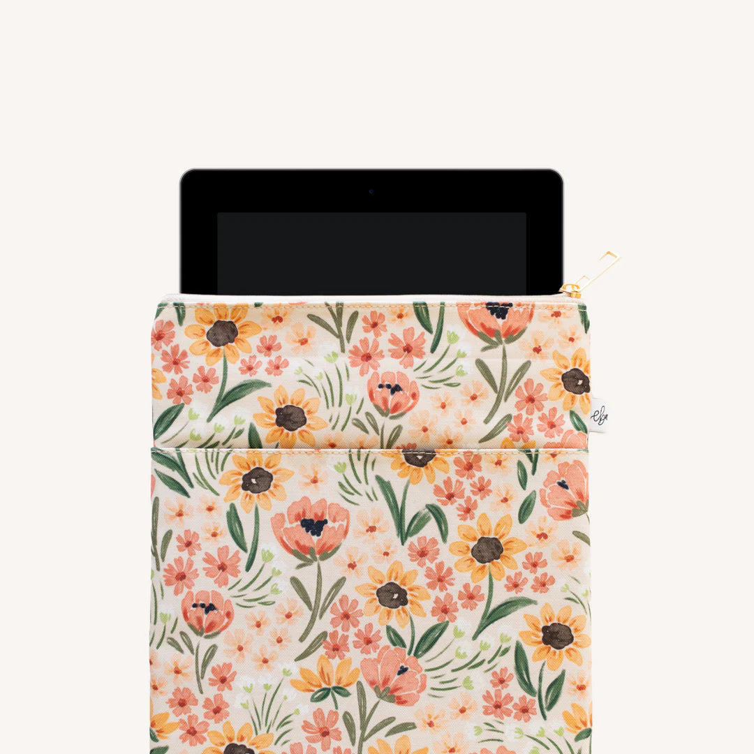 Sunny Poppies Book/Ereader Sleeve