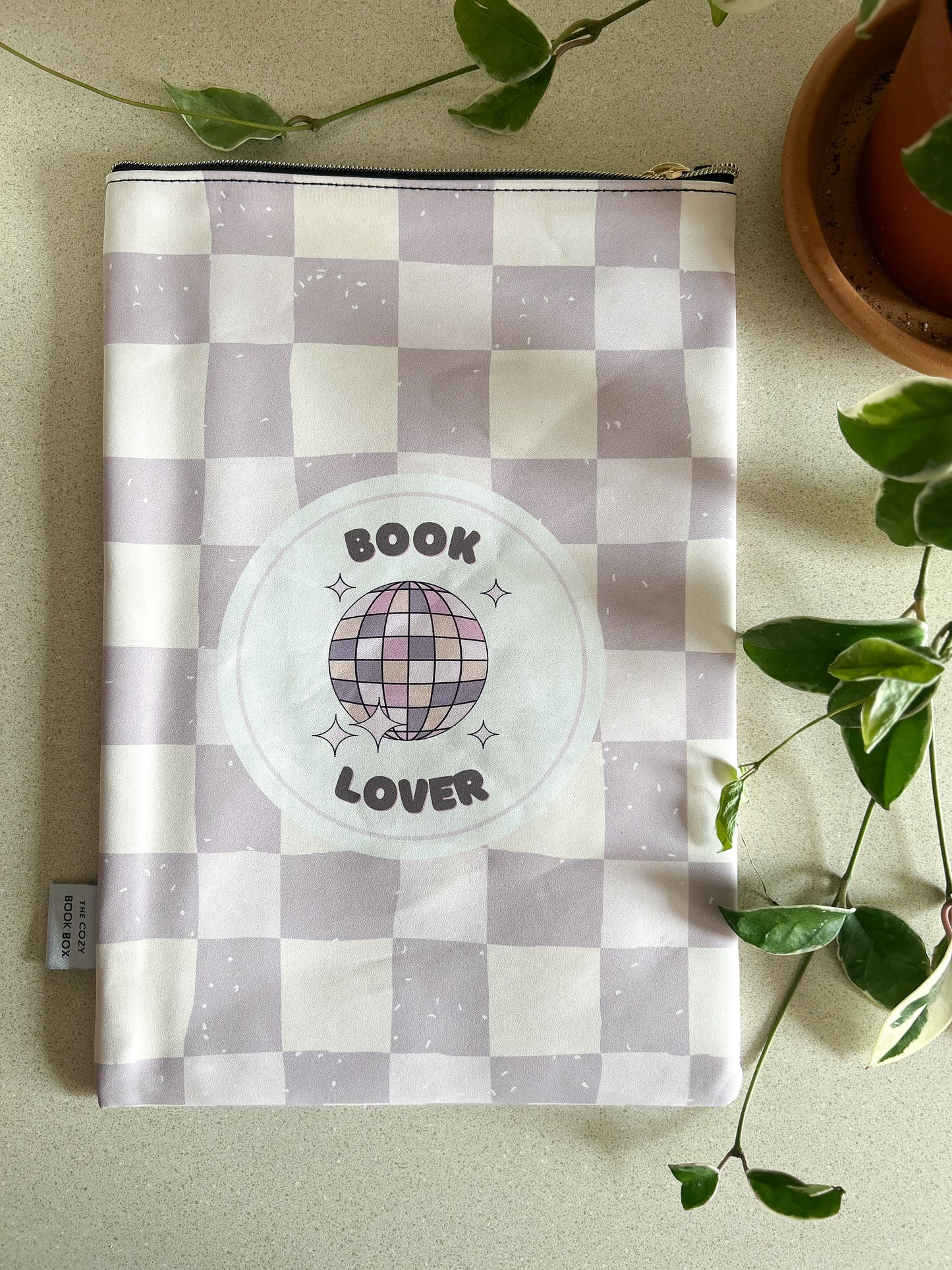 Checkered Book Lover Sleeve