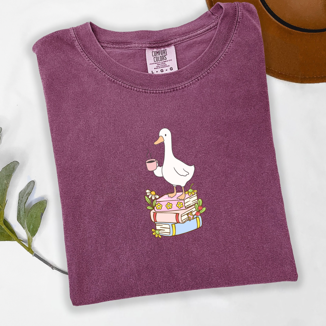 Goose on Books Tshirt