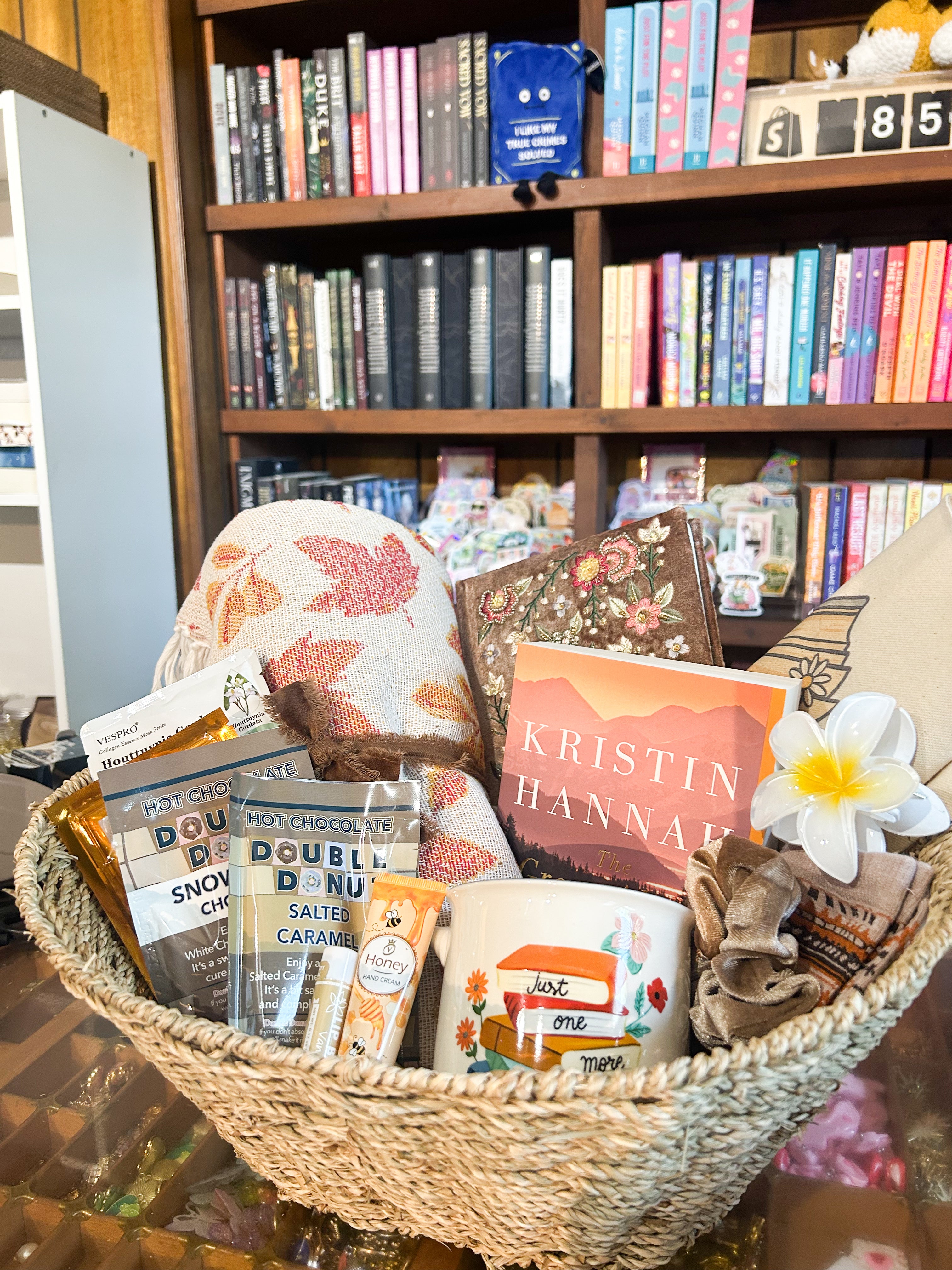 Cozy Book Basket