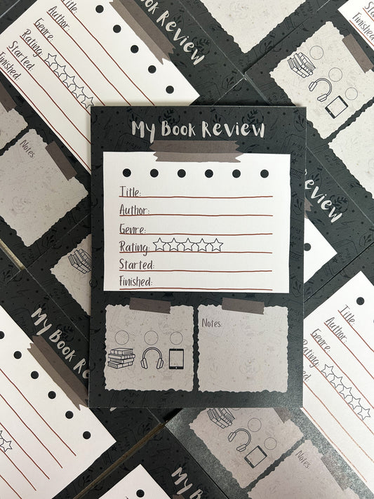 Onyx Book Review Notepad