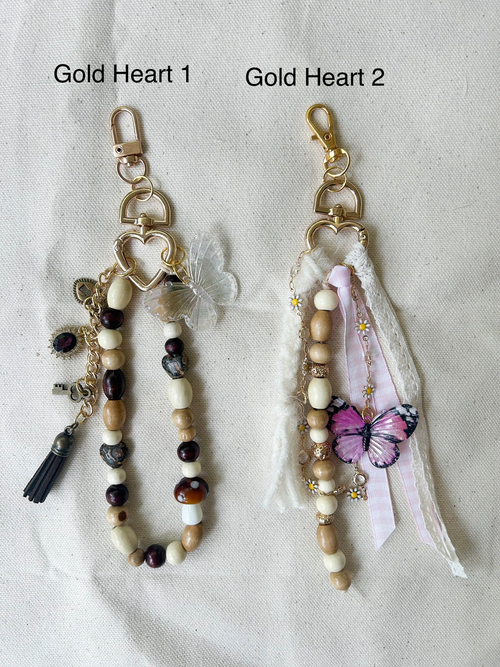 Whimsical Moon Purse Charms