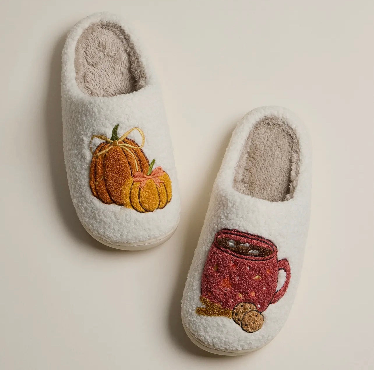 Fuzzy Fall Slippers