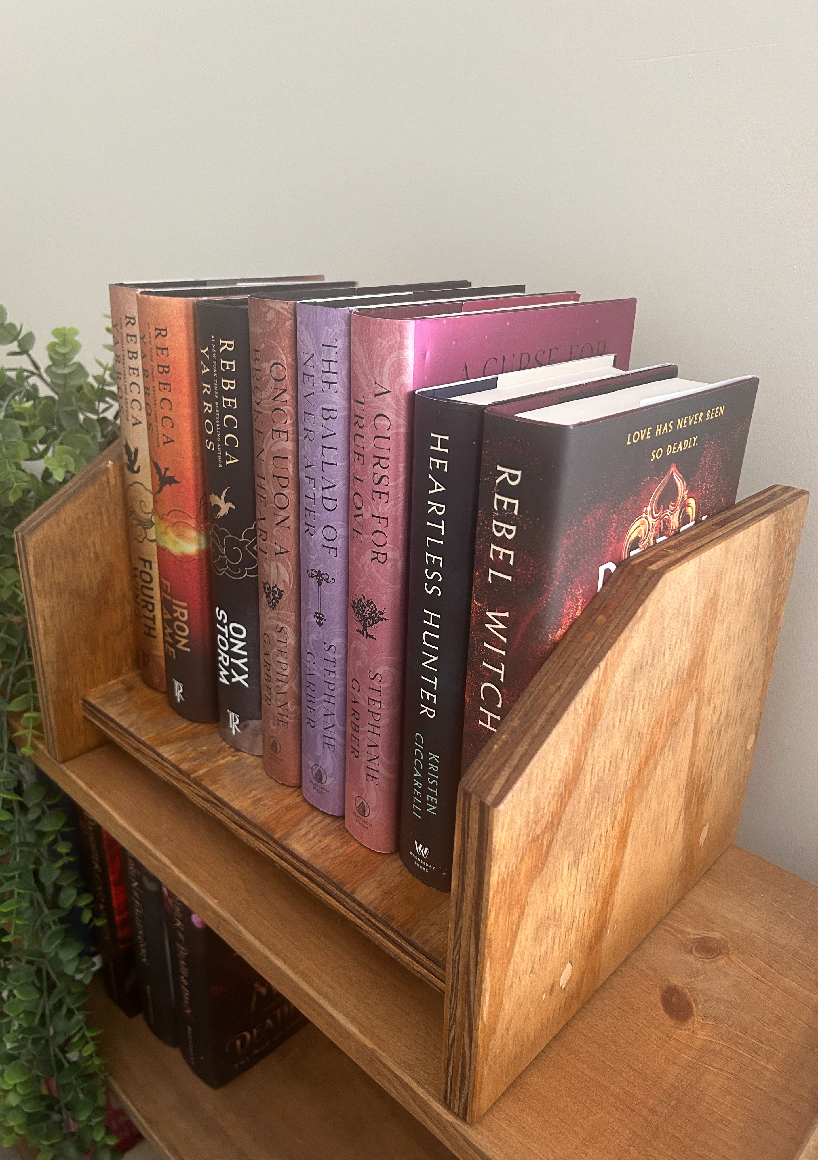 Wooden Tabletop Bookshelf