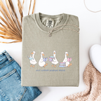 Just a Book Reading Goose Tshirt