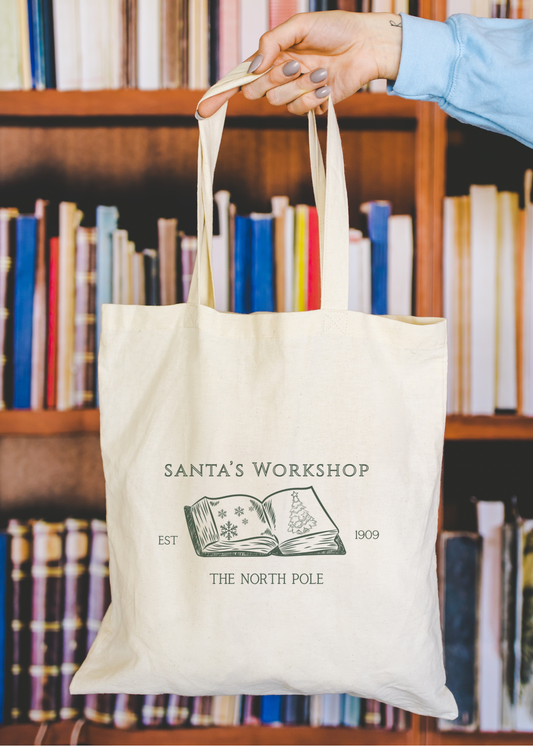 Santa's Workshop Tote