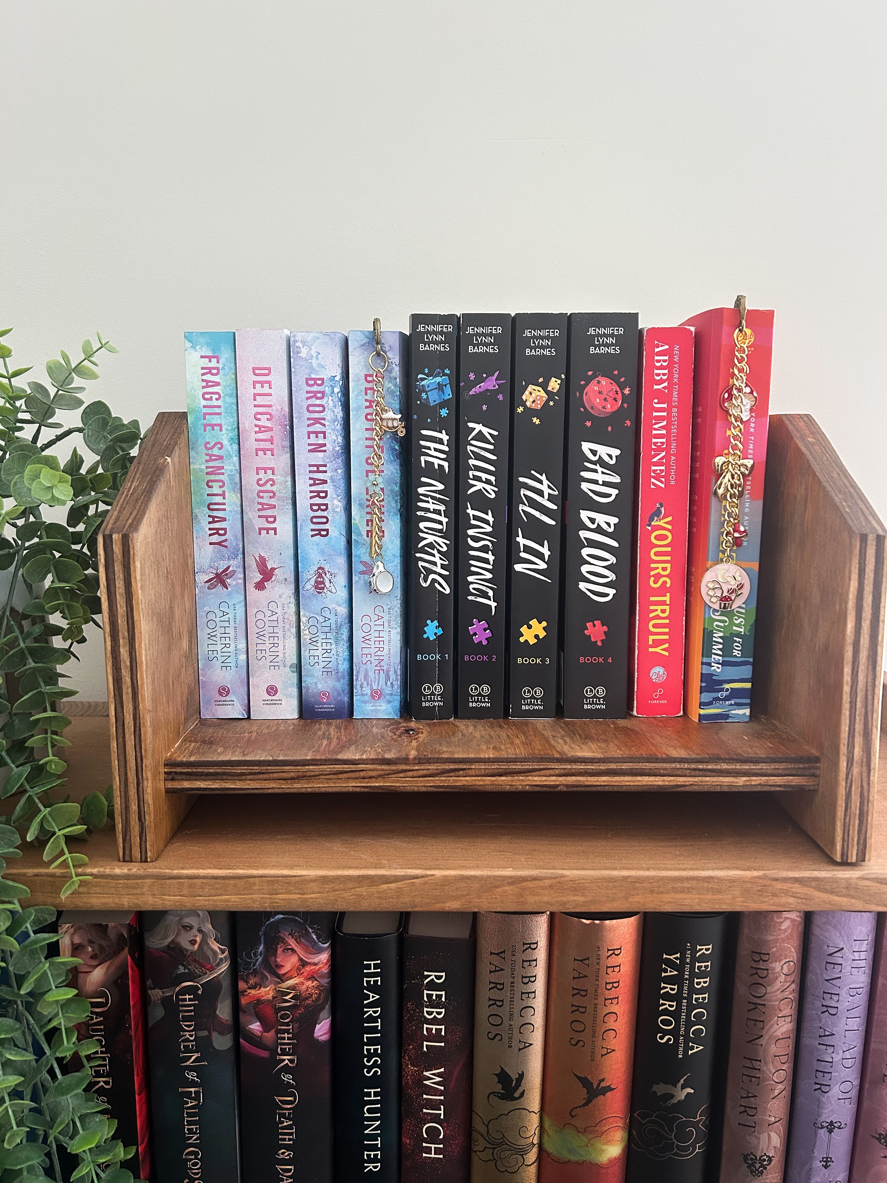 Wooden Tabletop Bookshelf