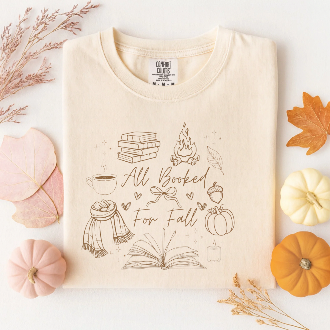 All Booked for Fall Tshirt