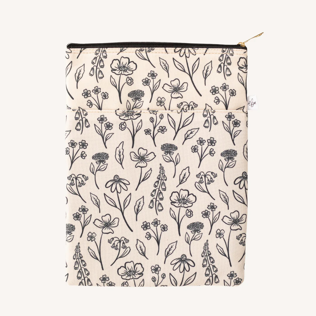 Pressed Florals Book/Ereader Sleeve