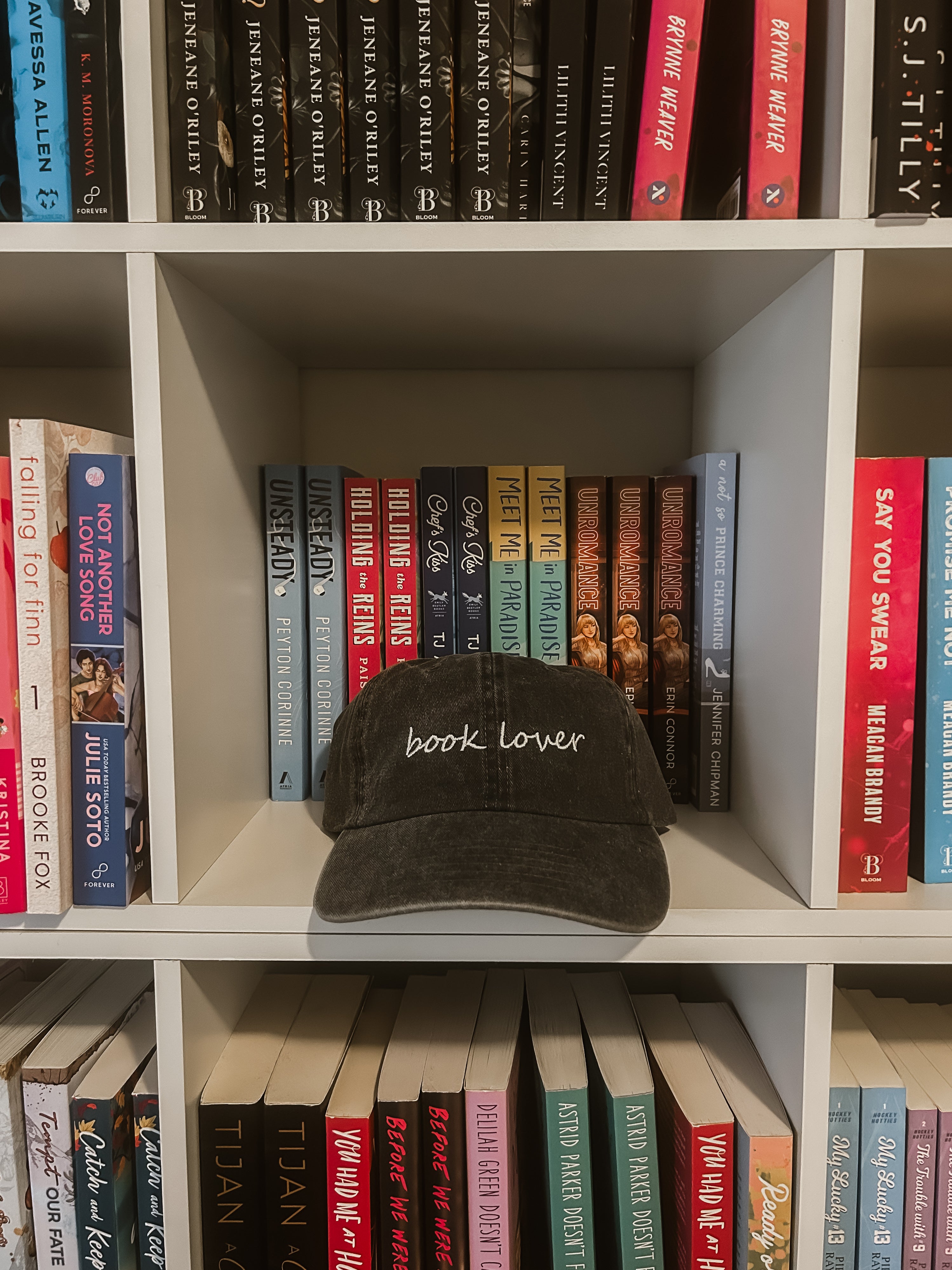 Book Lover Hat-Charcoal