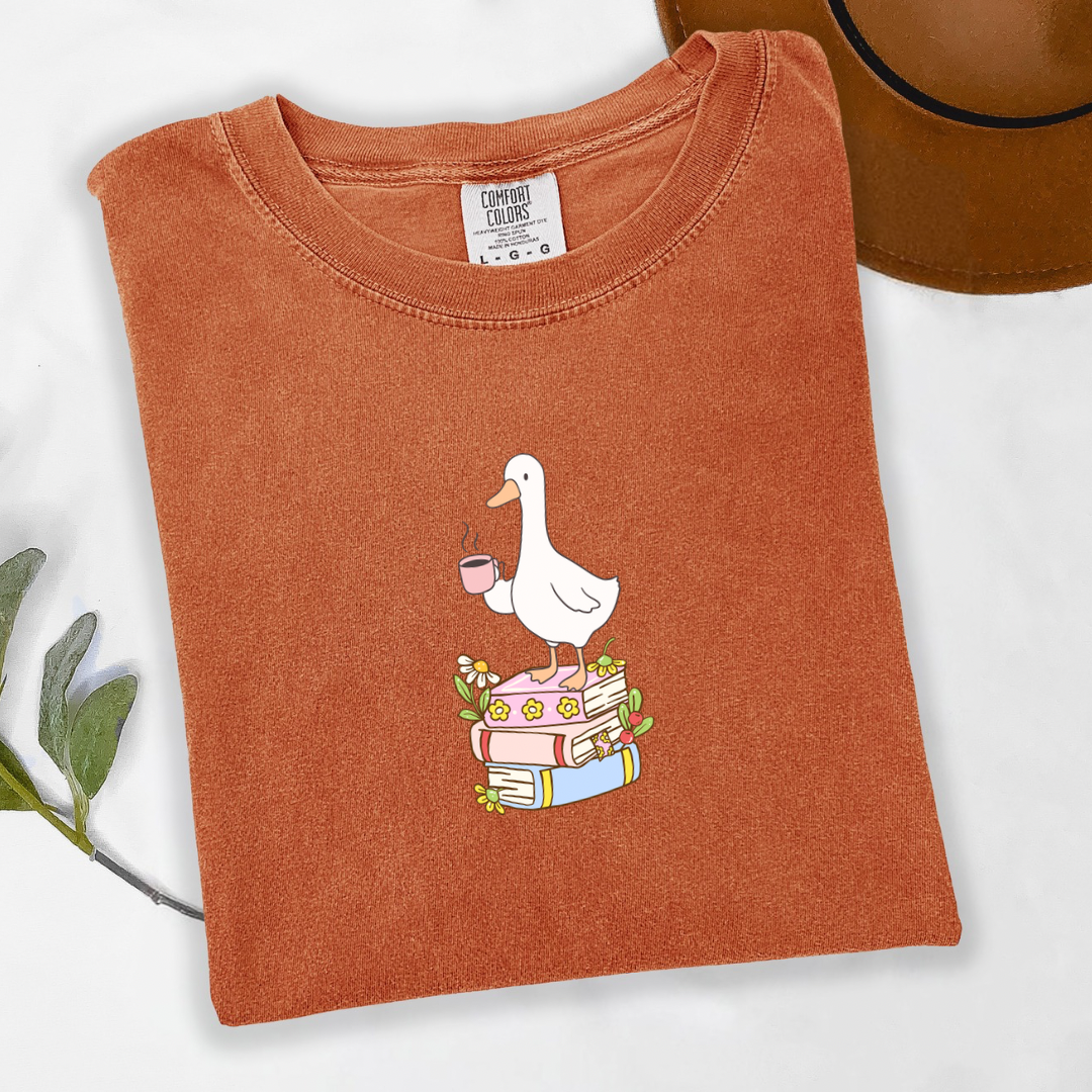 Goose on Books Tshirt