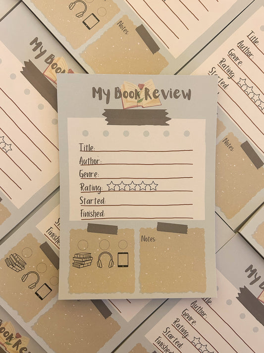 Book Review Notepad