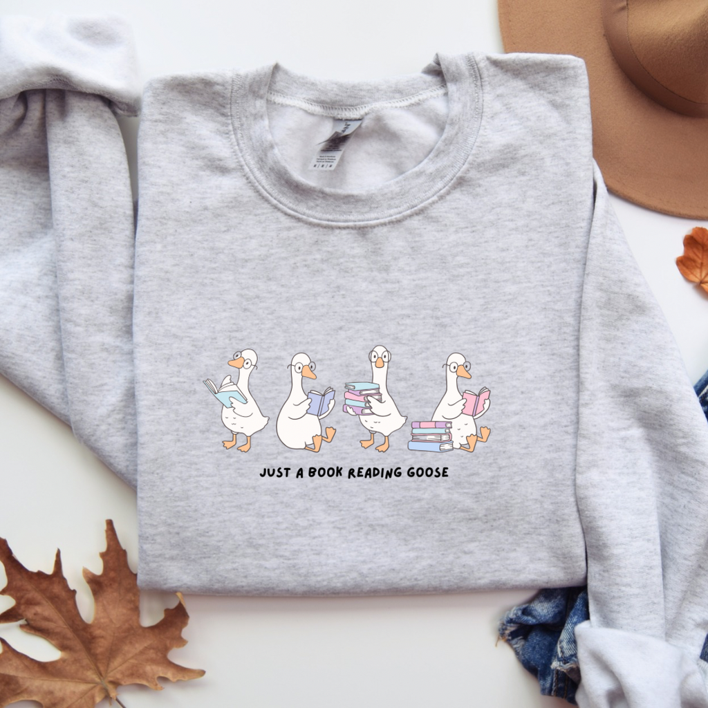 Just a Book Reading Goose