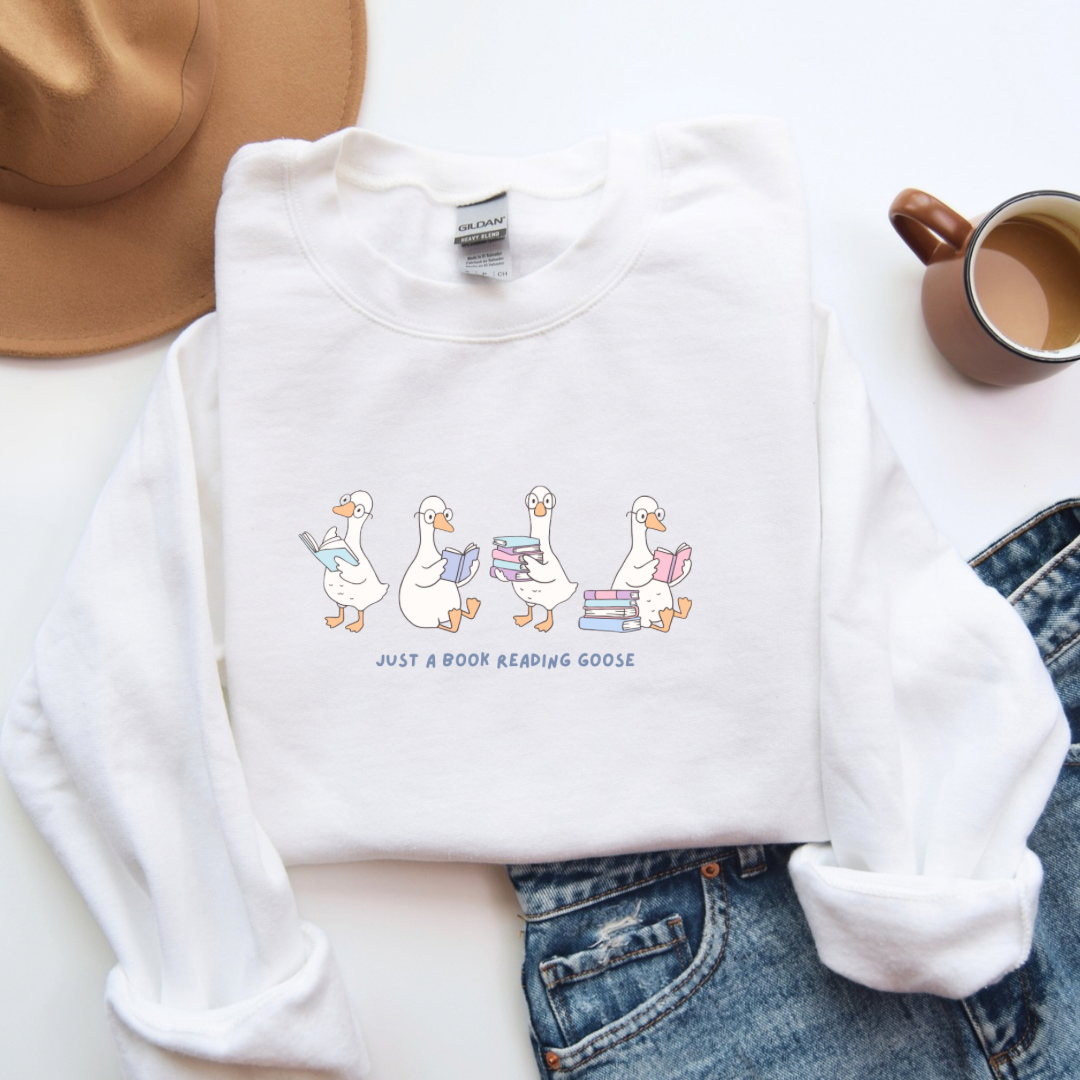 Just a Book Reading Goose