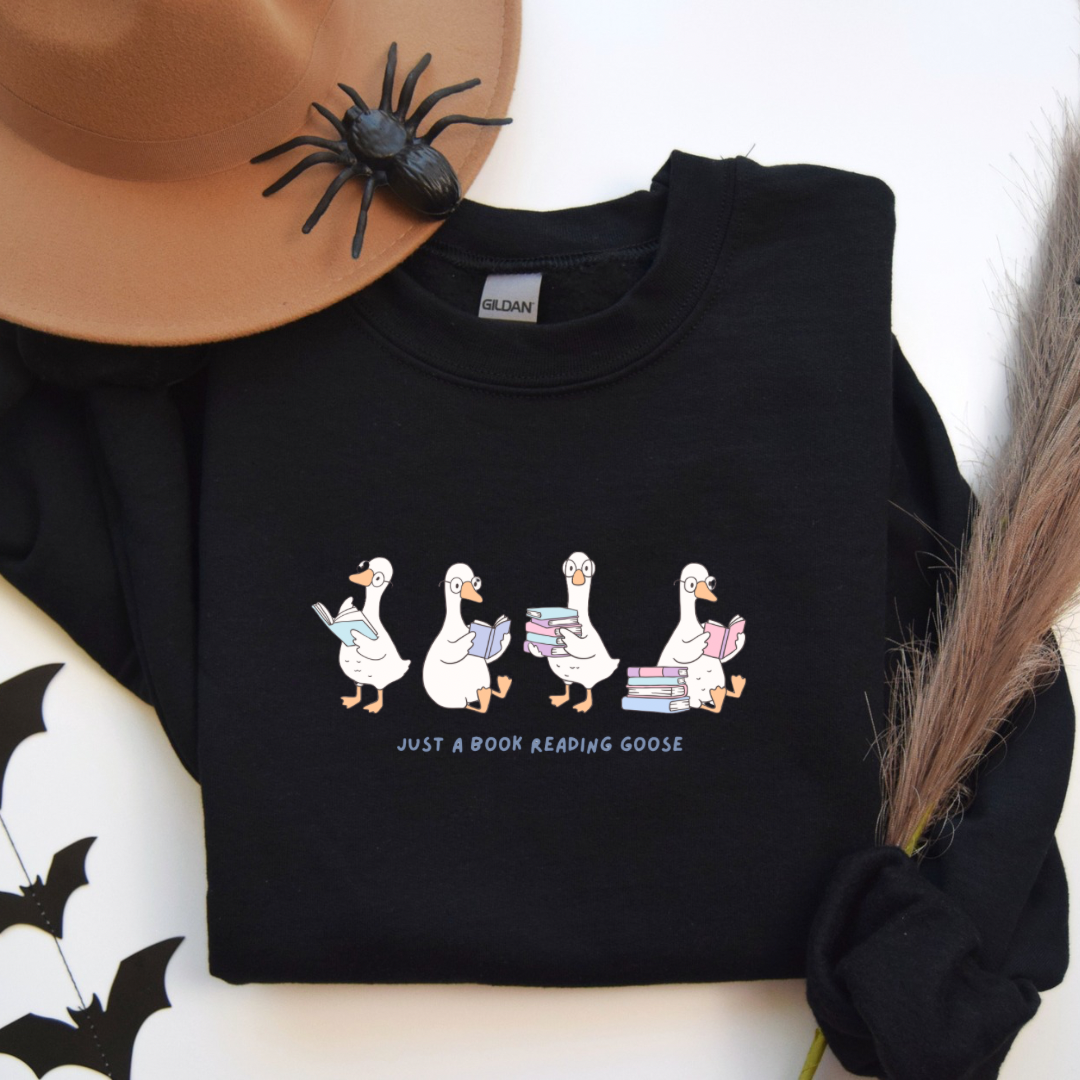 Just a Book Reading Goose