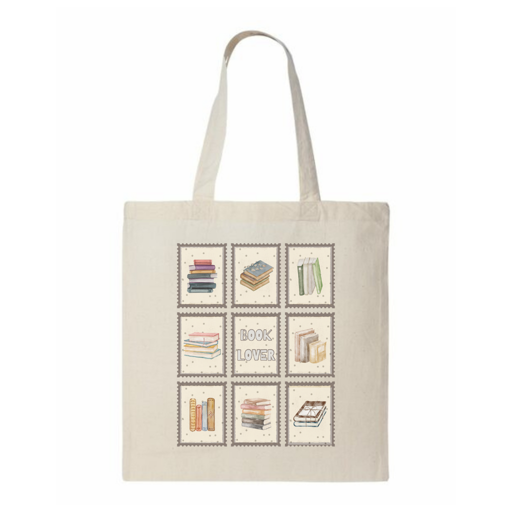 Bookish Stamps Tote