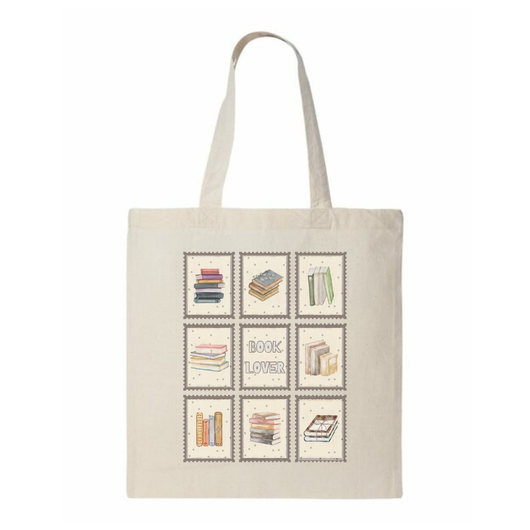 Bookish Stamps Tote