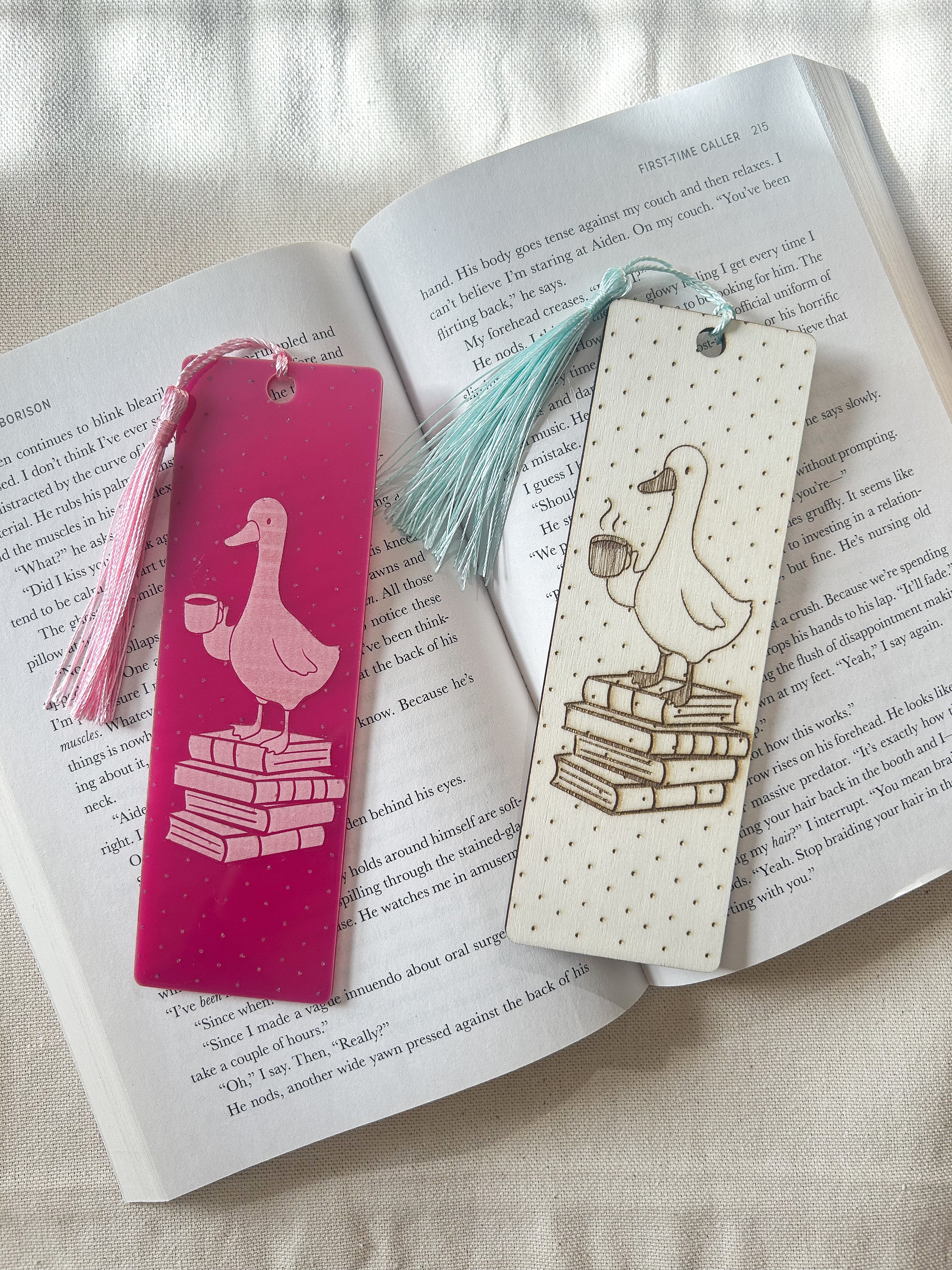 Goose Engraved Bookmark