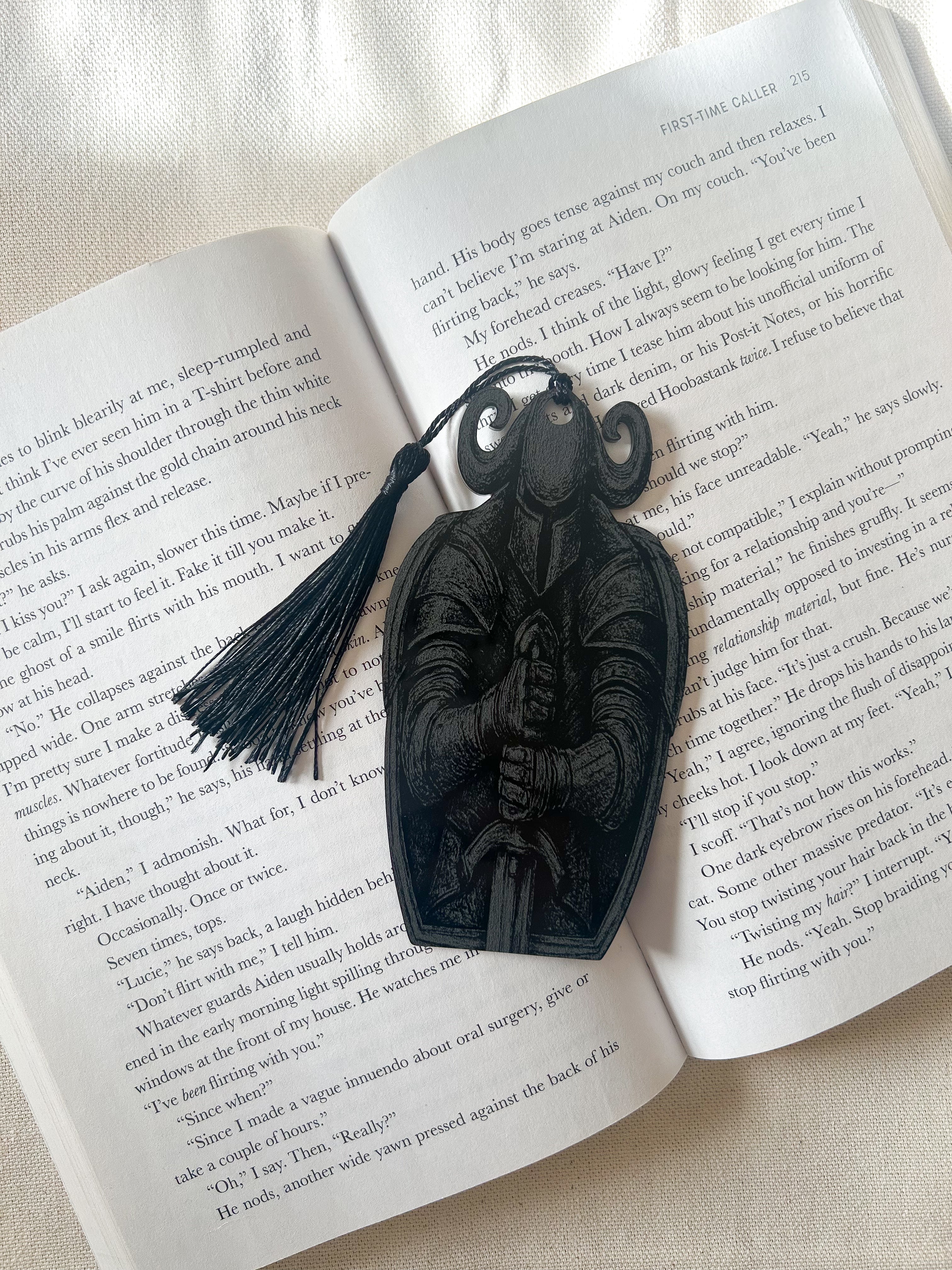 Knight Engraved Bookmark