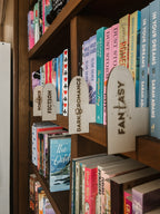 Wooden Bookshelf Dividers