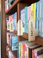 Wooden Bookshelf Dividers