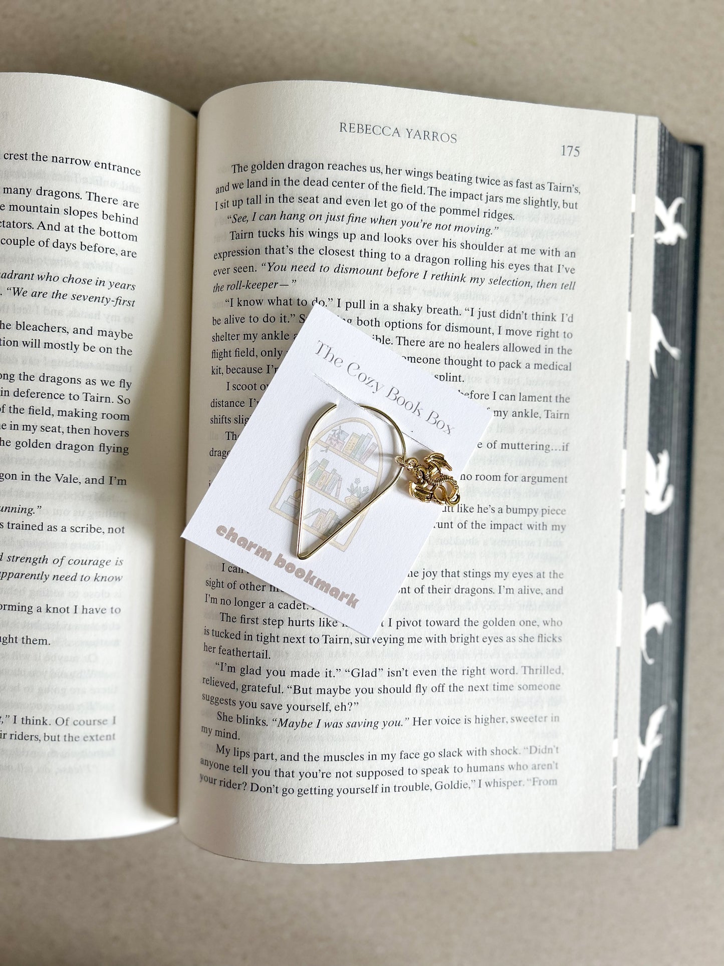 Dragon Bookmark Charm