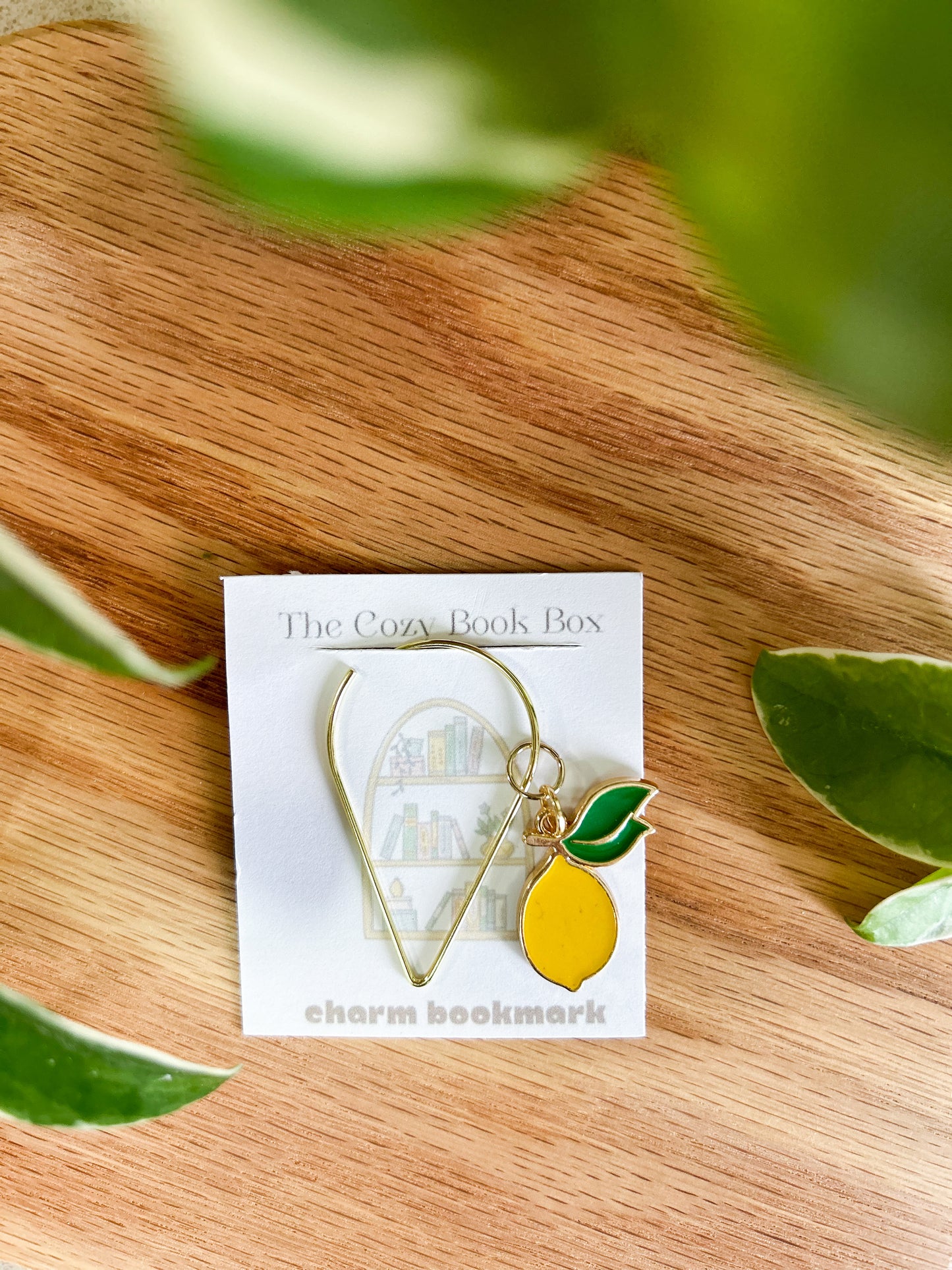 Lemon Bookmark Charm