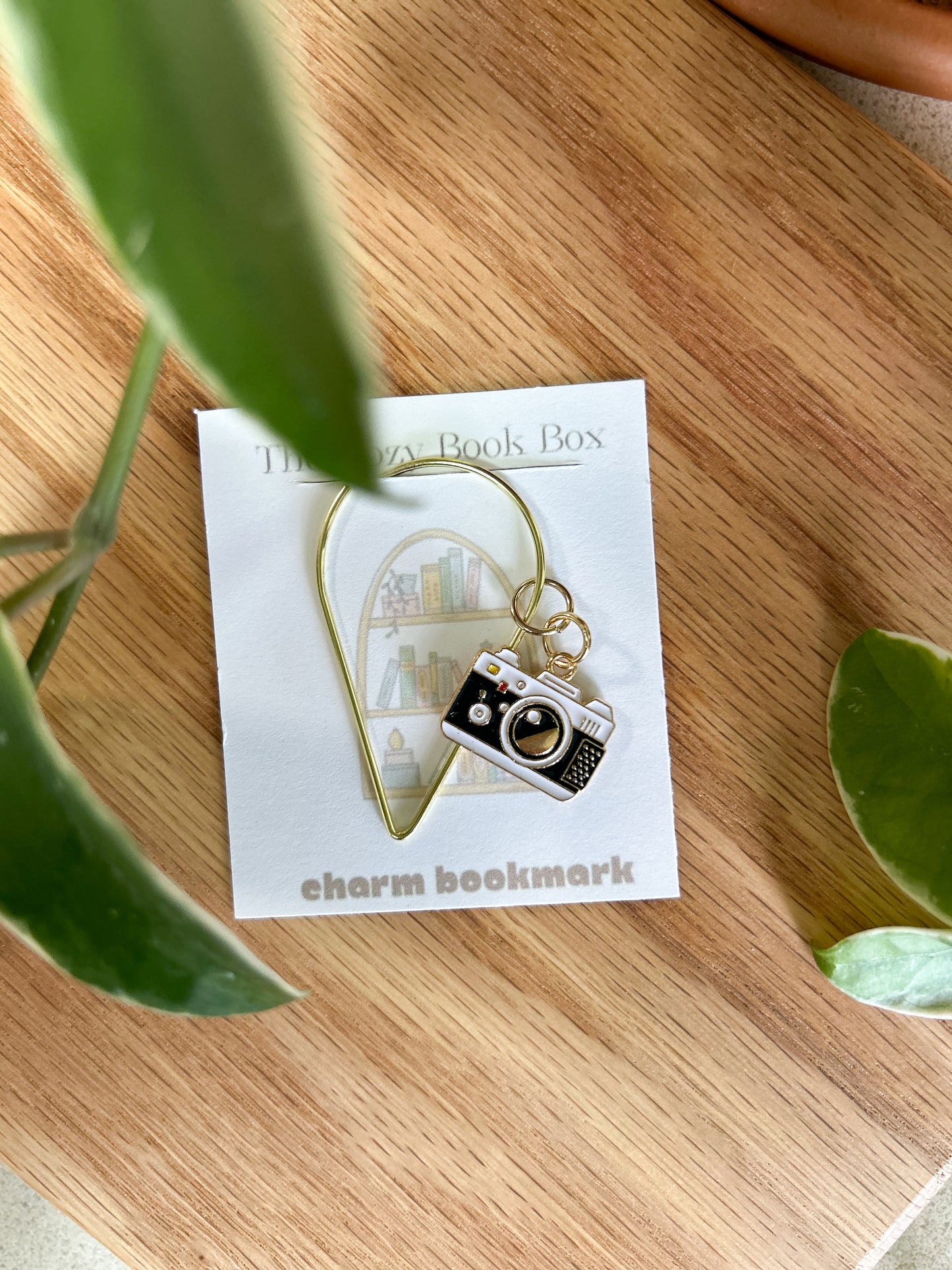 Camera Bookmark Charm