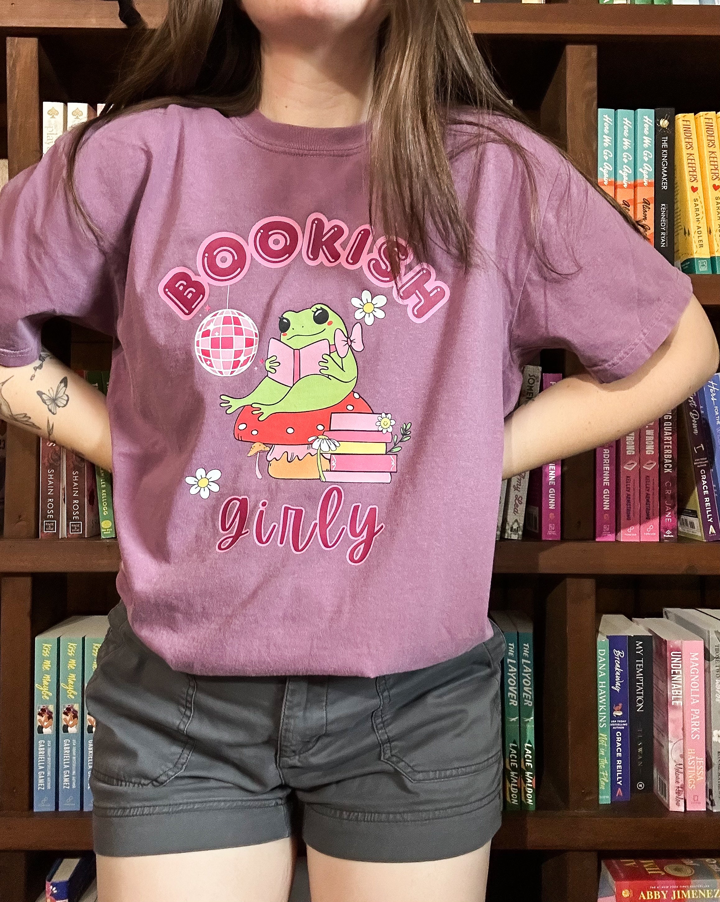 Bookish Girly Tshirt