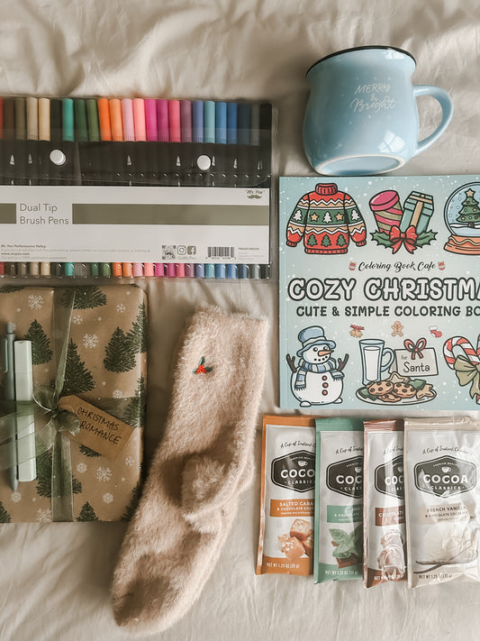 Date With a Coloring Book-Christmas Edition