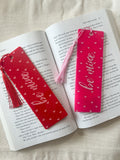 Be Mine Engraved Bookmark