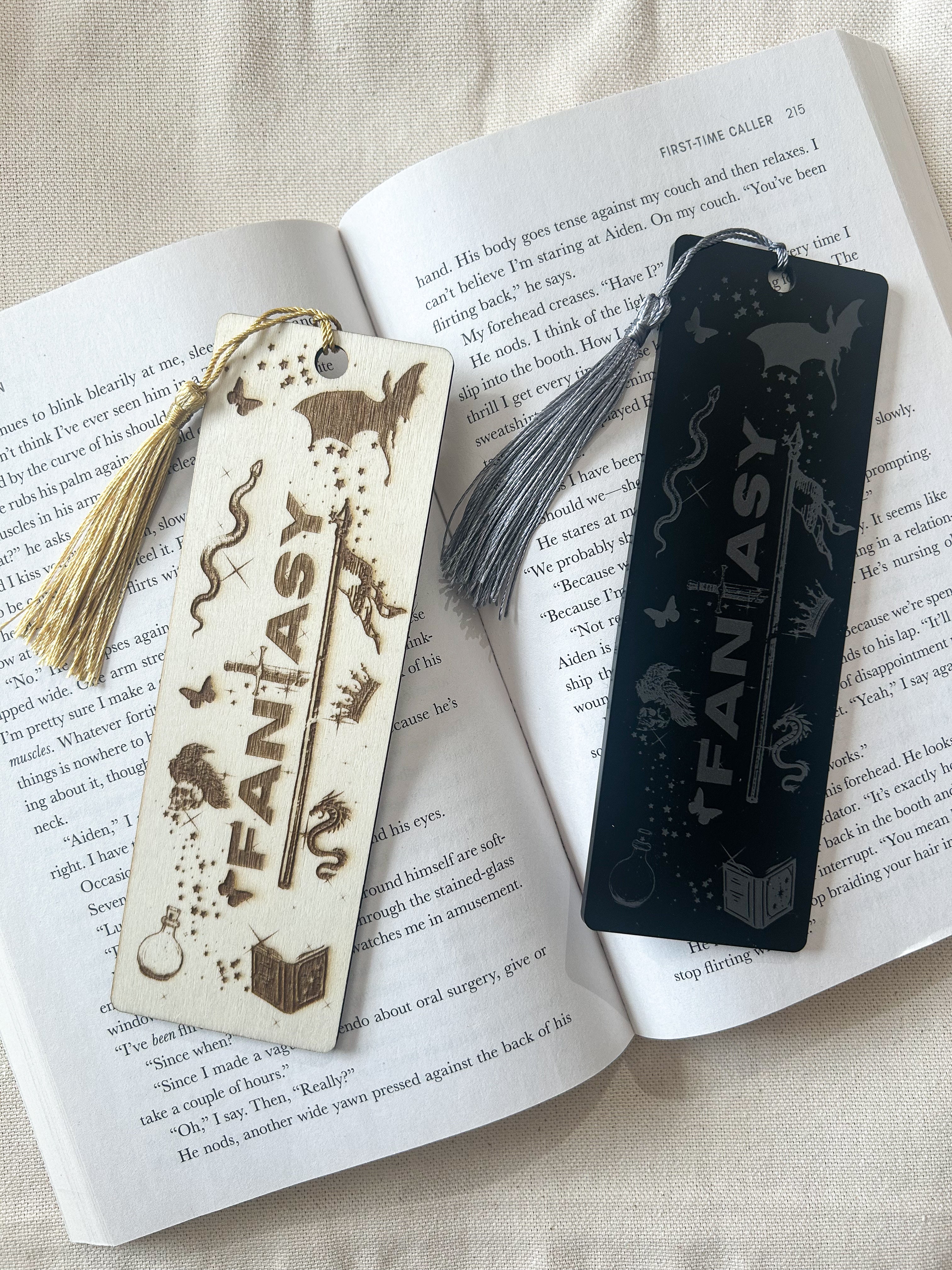 Fantasy Engraved Bookmark