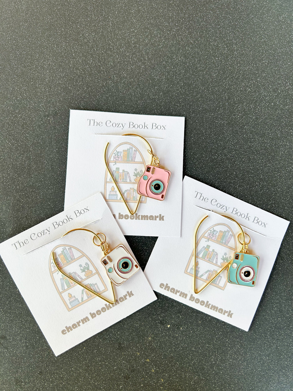 Polaroid Bookmark Charm