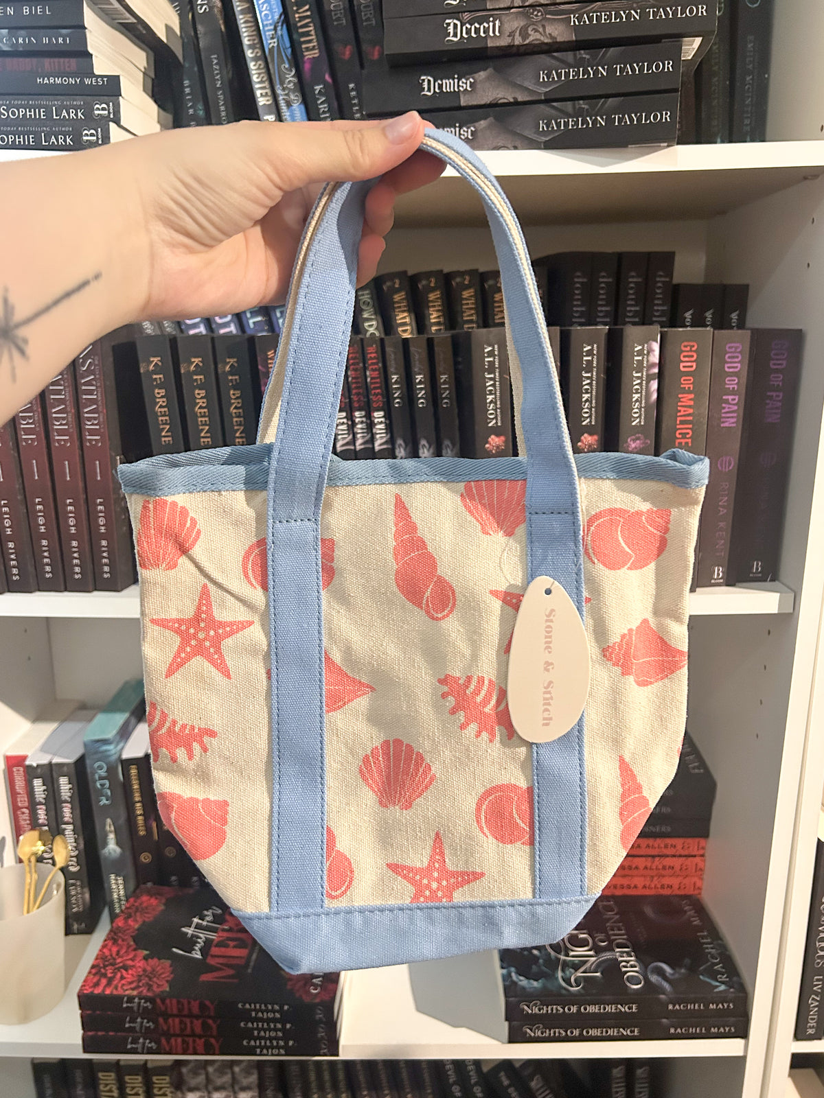 Mini Shell Bag Mini Seashell Tote Bag – The Cozy Book Box