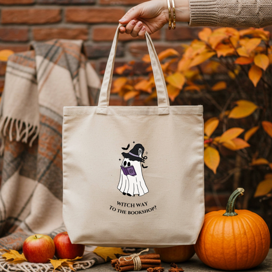Witch Way To the Bookshop Tote Bag