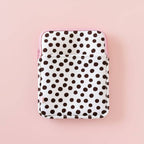 E-reader / Tablet Sleeve - Brown Polka Dots