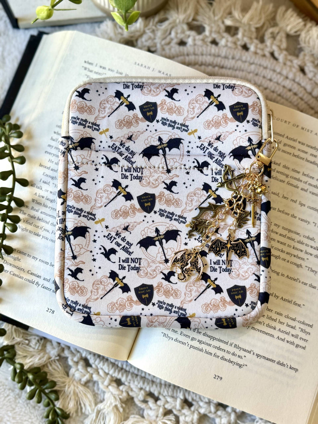 8x10 Dragon Book Sleeve | Book Sleeve | Kindle Storage