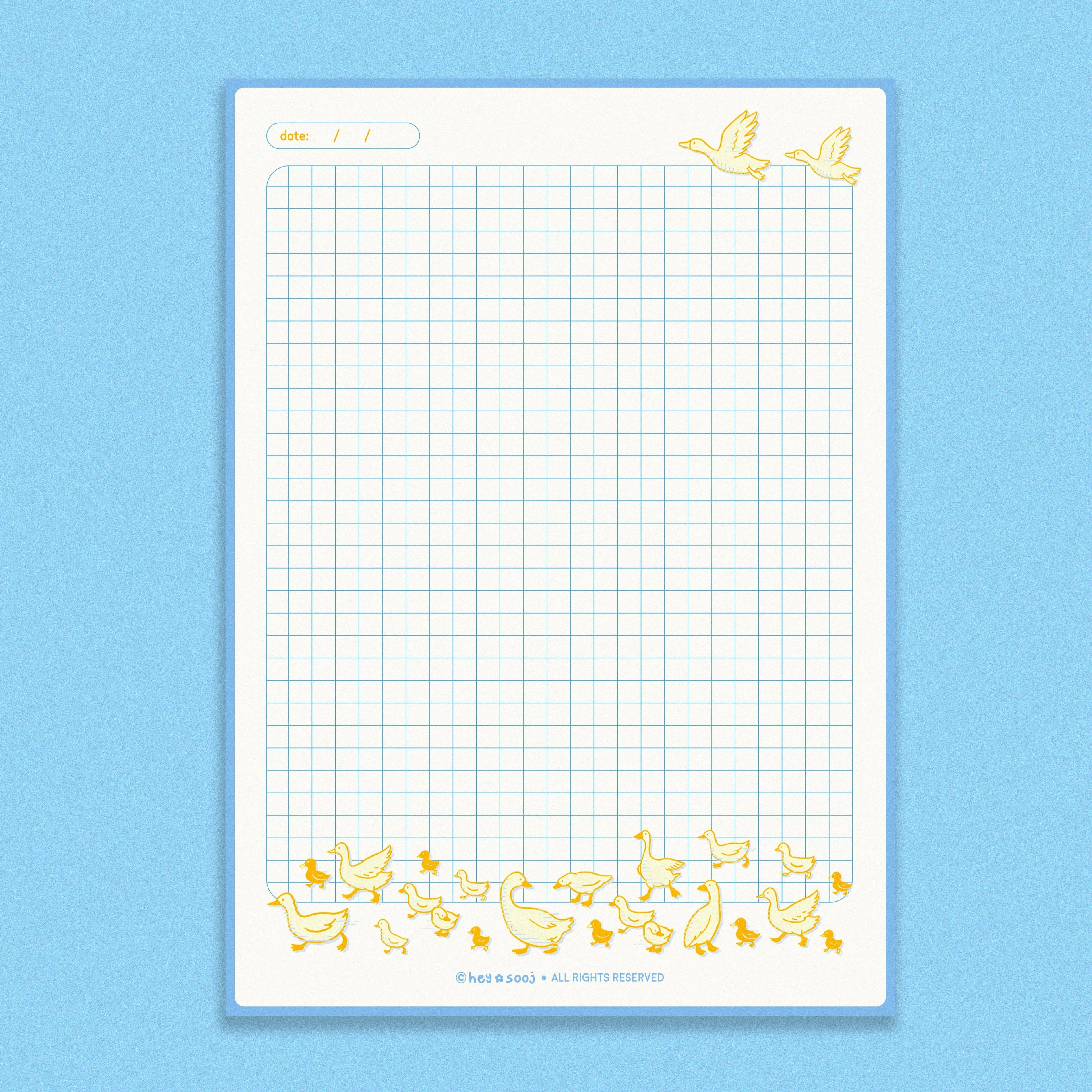 Duck, Duck, Notes Notepad