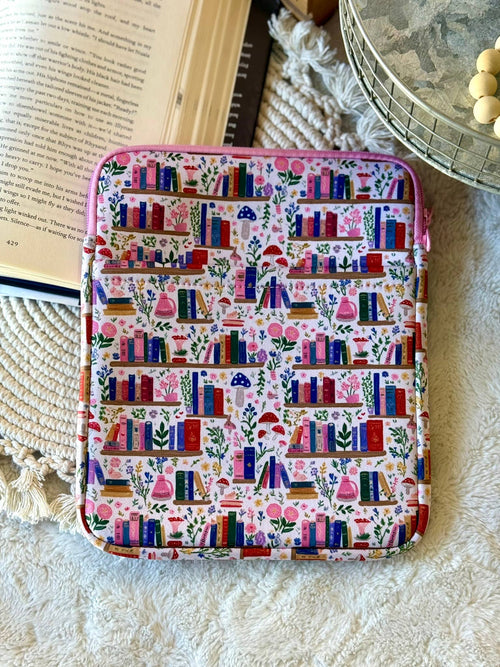 8x10 Mushroom Bookshelf Book Sleeve | Book Sleeve |