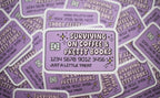 Surviving On Coffee And Books Sticker