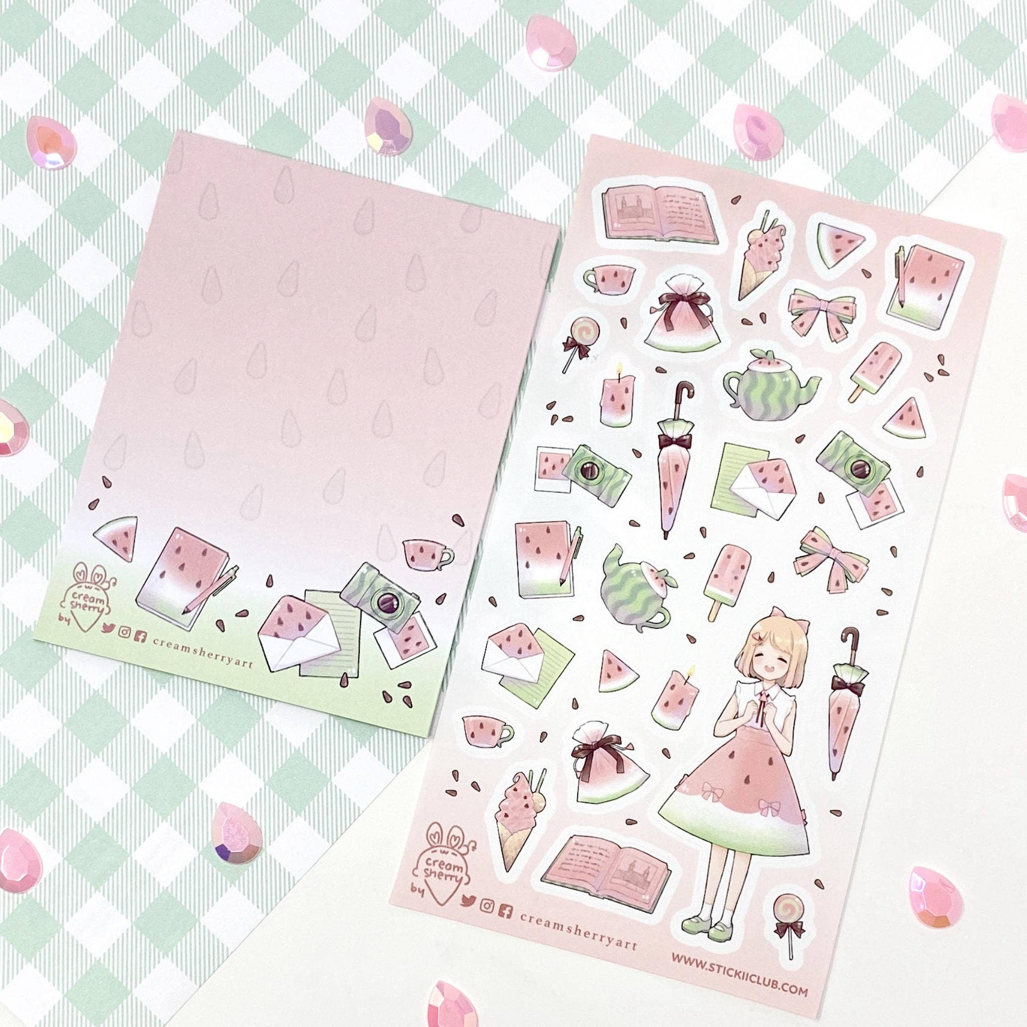 Sweet Watermelon Sticker Sheet